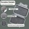 Grey Magnetic Key Box for Car – Waterproof, Air-Tight Hide-A-Key with Strong Neodymium Magnets for Secure Undercarriage Placement (Grey)